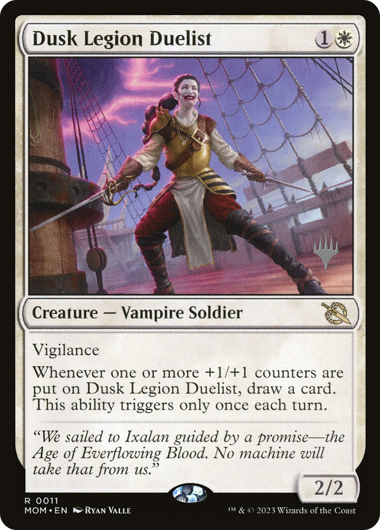 Dusk Legion Duelist (Paquete promocional) [Promociones de March of the Machine] 