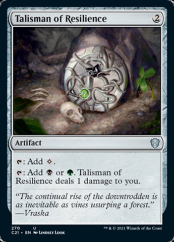 Talismán de resiliencia [Commander 2021] 