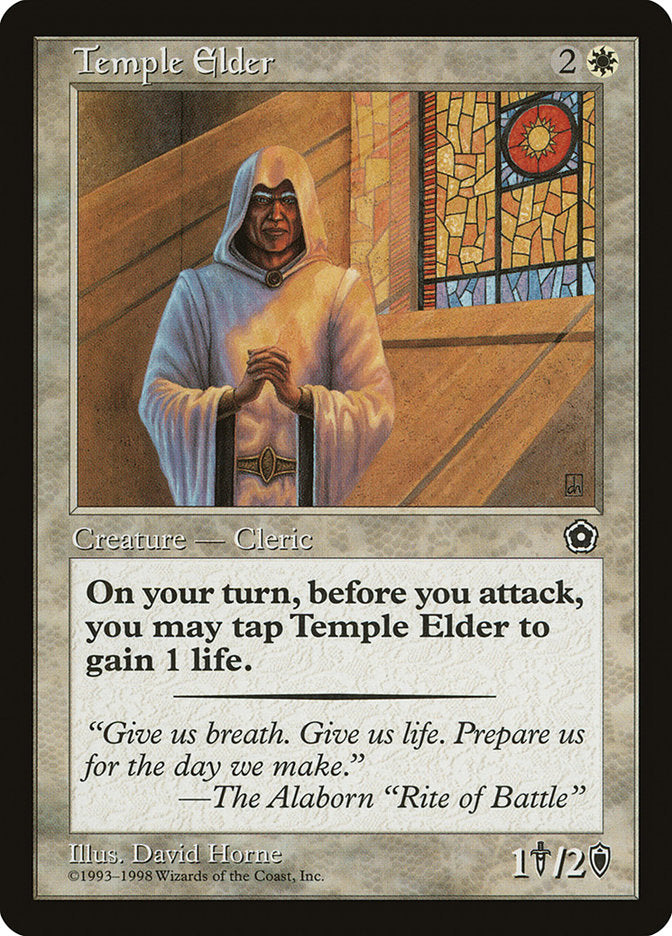 Anciano del templo [Portal Segunda Edad] 