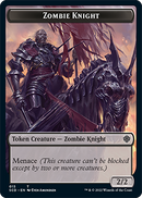 Zombi // Ficha de doble cara del Caballero Zombi [Mazos Starter Commander] 