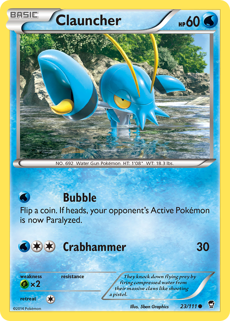 Clauncher (23/111) [XY: Puños furiosos]