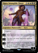 Kaya, Cazadora Intangible (Paquete promocional) [Phyrexia: Promociones All Will Be One] 
