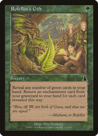 El regalo de Rofellos [El destino de Urza] 