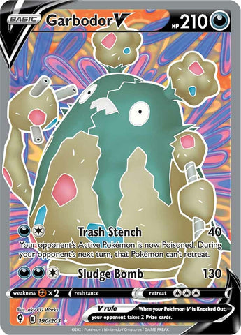 Garbodor V (190/203) [Espada y escudo: cielos en evolución] 