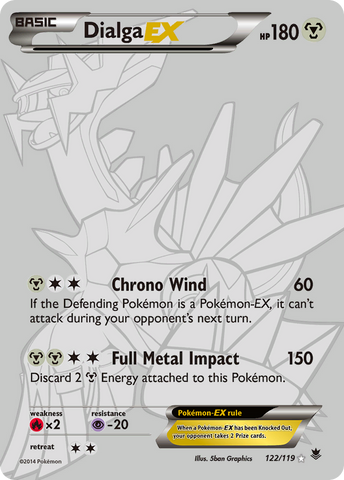 Dialga EX (122/119) [XY: Fuerzas fantasma] 