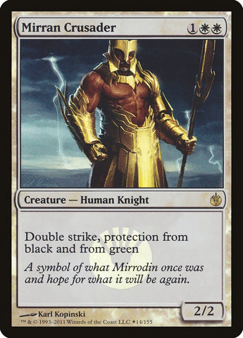 Mirran Crusader (Buy-A-Box) [Promociones de Mirrodin Besieged] 