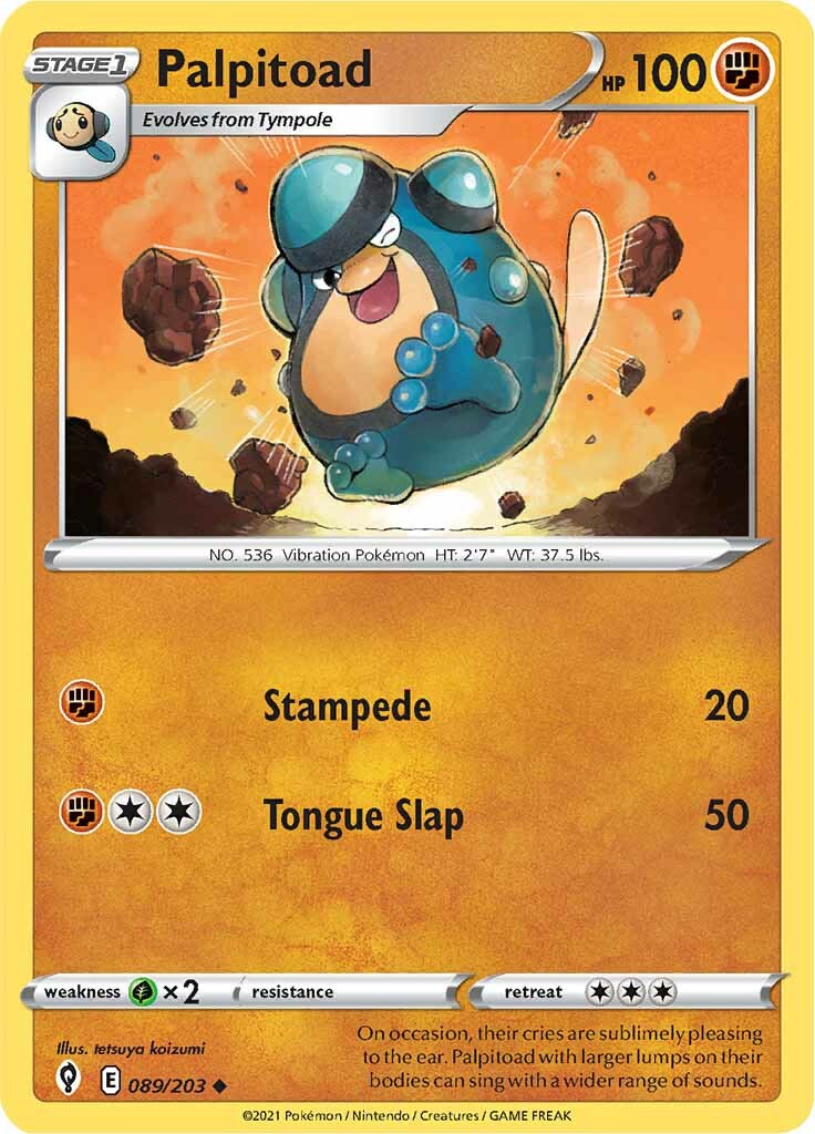 Palpitoad (089/203) [Espada y escudo: cielos en evolución] 
