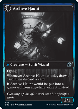 Archivero abrumado // Archive Haunt [Innistrad: doble función] 