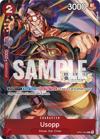 Usopp (Copa del Tesoro) [Tarjetas de promoción de One Piece] 