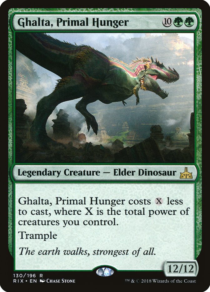 Ghalta, Hambre Primordial [Rivales de Ixalan] 