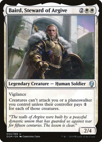 Baird, mayordomo de Argive [Dominaria] 