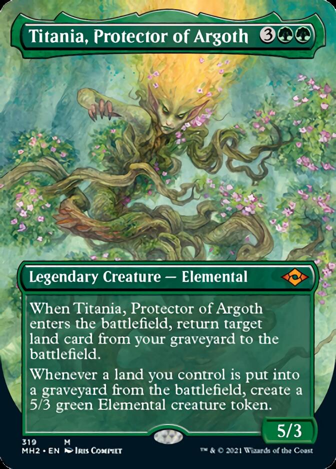 Titania, protectora de Argoth (arte alternativo sin fronteras) [Modern Horizons 2] 