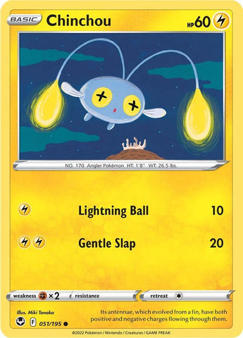 Chinchou (051/195) [Espada y escudo: Tempestad de plata] 