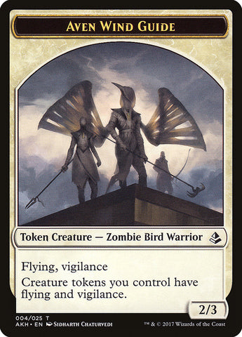 Guía de viento de Aven // Ficha de doble cara de hipopótamo [Fichas Amonkhet] 