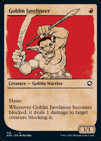 Goblin Javelineer (Showcase) [Dragones y Mazmorras: Aventuras en los Reinos Olvidados] 