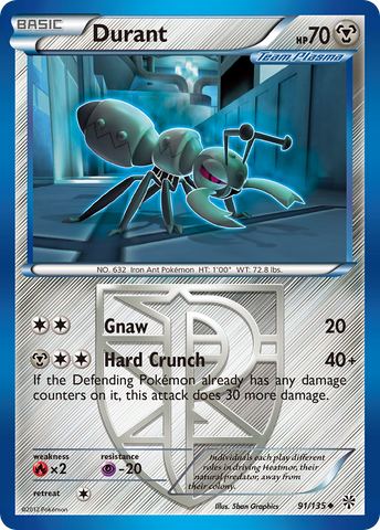 Durant (91/135) [Blanco y negro: Tormenta de plasma] 