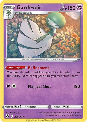 Gardevoir (069/195) [Espada y escudo: Tempestad de plata] 