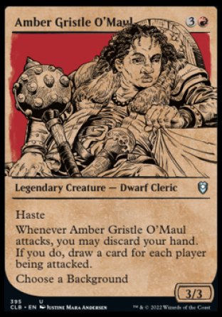 Amber Gristle O'Maul (Escaparate) [Commander Legends: Batalla por Baldur's Gate] 