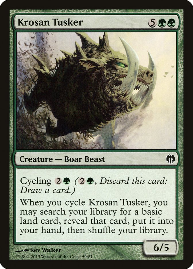 Krosan Tusker [Mazos de duelo: Héroes contra monstruos] 