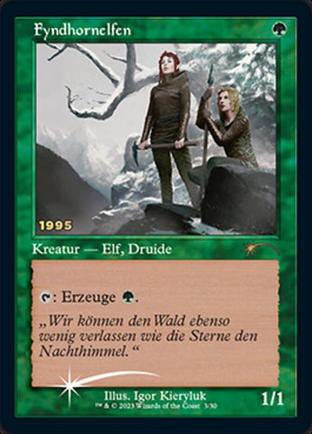 Fyndhornelfen (Fyndhorn Elves) [Promociones del 30 aniversario] 
