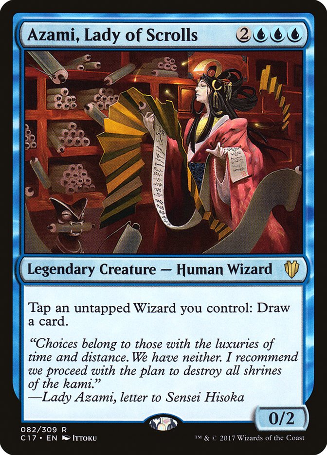 Azami, dama de los pergaminos [Commander 2017] 