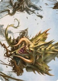 Tarjeta artística Canopy Baloth [Serie de arte Zendikar Rising] 