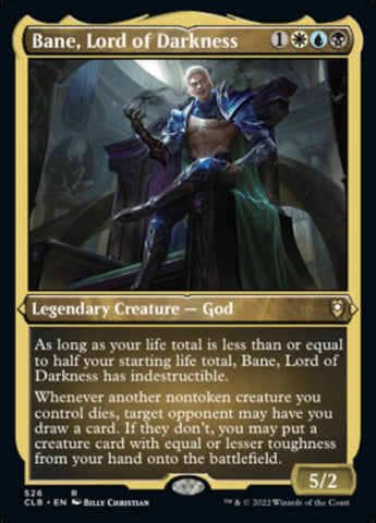 Bane, Señor de la Oscuridad (Grabado en lámina) [Commander Legends: Batalla por Baldur's Gate] 