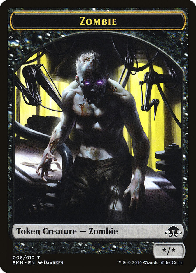 Ficha Zombi (006/010) [Fichas Luna Sobrenatural] 