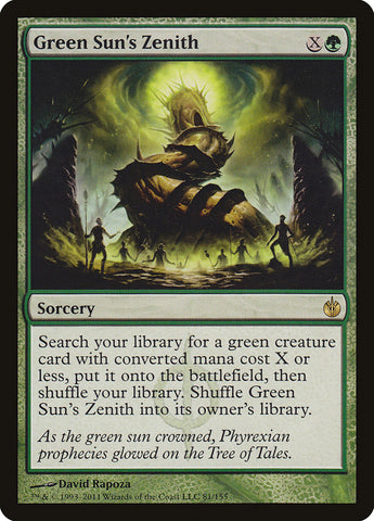 Cenit del Sol Verde [Mirrodin asediado] 