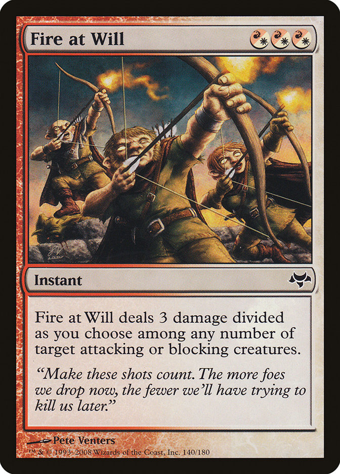 Fuego a voluntad [eventide] 