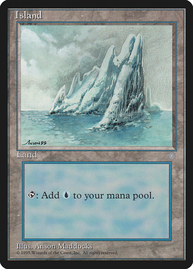 Isla (Sin pájaros / Firma a la izquierda) [Edad de Hielo] 