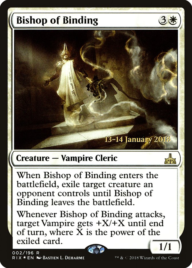 Obispo de vinculación [Promociones de presentación de Rivales de Ixalan] 