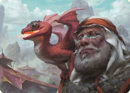 Tarjeta de arte Dragon Whelp [Serie de arte Dominaria United] 