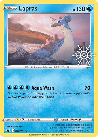 Lapras (048/202) (Calendario navideño) [Espada y escudo: Conjunto básico] 