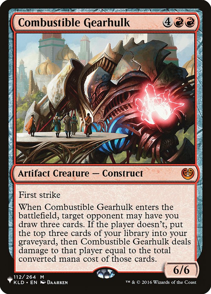Gearhulk combustible [La lista] 