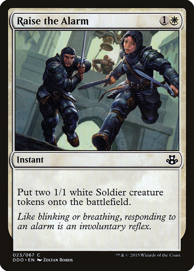 Da la alarma [Duel Decks: Elspeth vs. Kiora] 