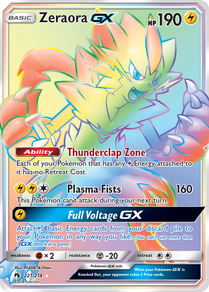 Zeraora GX (221/214) [Sol y Luna: Trueno perdido] 