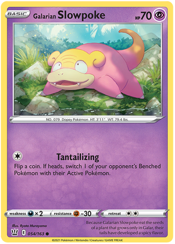 Galarian Slowpoke (054/163) [Espada y escudo: estilos de batalla] 
