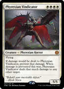 Vindicador pirexiano (paquete promocional) [Phyrexia: Promociones todos serán uno] 