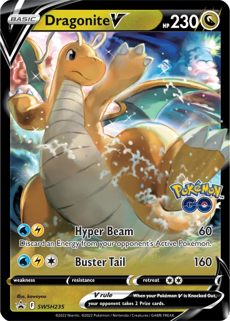 Dragonite V (SWSH235) [Espada y escudo: Promociones de Black Star] 