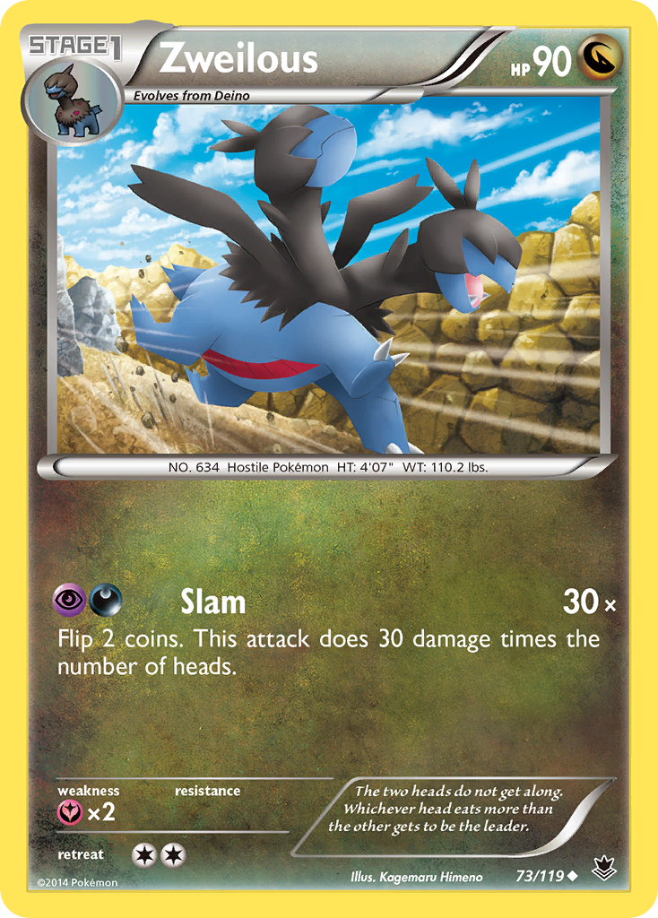 Zweilous (73/119) [XY: Fuerzas fantasma] 