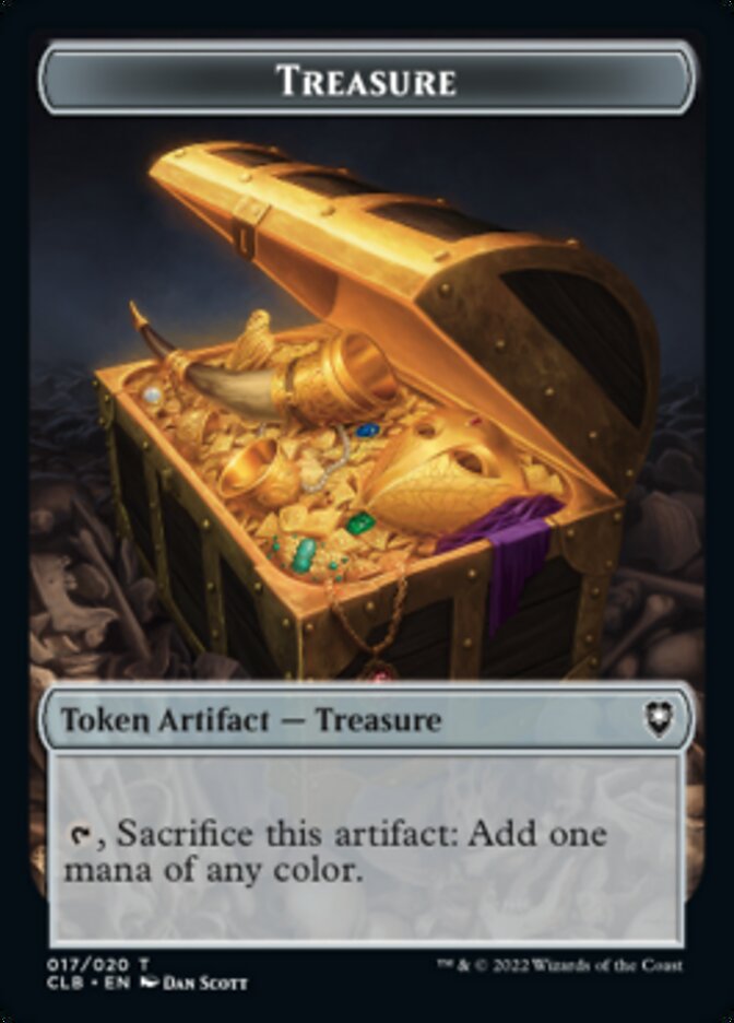 Ficha del tesoro [Commander Legends: Batalla por las fichas de Baldur's Gate] 