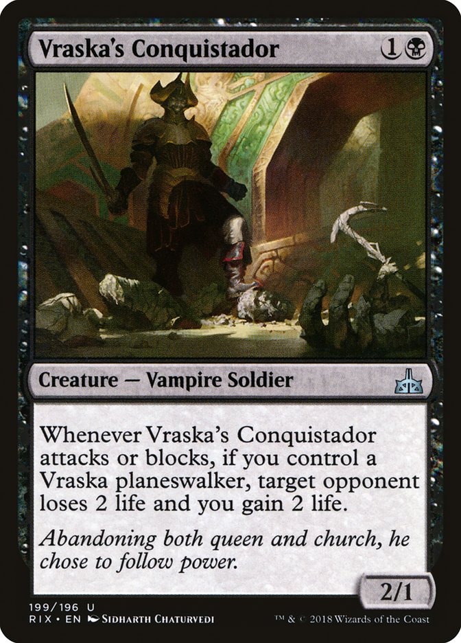 Conquistador de Vraska [Rivales de Ixalan] 