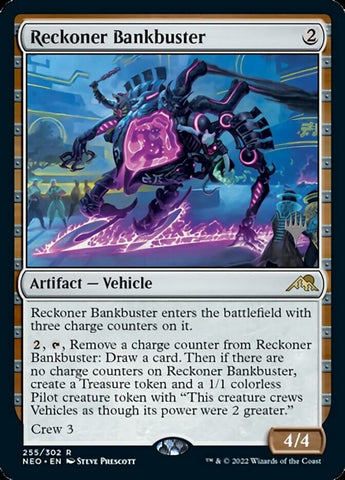 Reckoner Bankbuster (paquete promocional) [Kamigawa: Promociones de Neon Dynasty] 