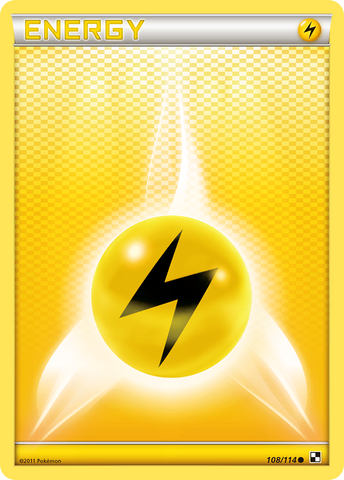 Lightning Energy (108/114) [Blanco y negro: conjunto básico] 