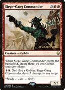 Comandante de Siege-Gang [Promociones de presentación de Dominaria] 