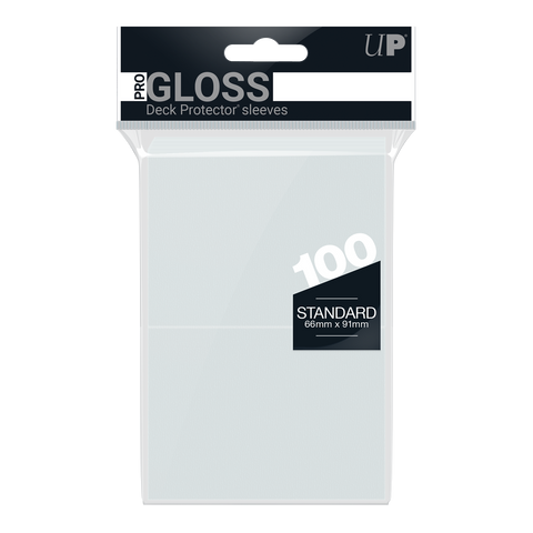 Ultra PRO: Fundas estándar de 100 ct - PRO-Gloss (Transparente) 