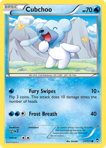 Cubchoo (21/111) [XY: Puños furiosos] 