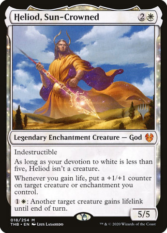 Heliod, coronado por el sol (paquete promocional) [Promociones de Theros Beyond Death] 