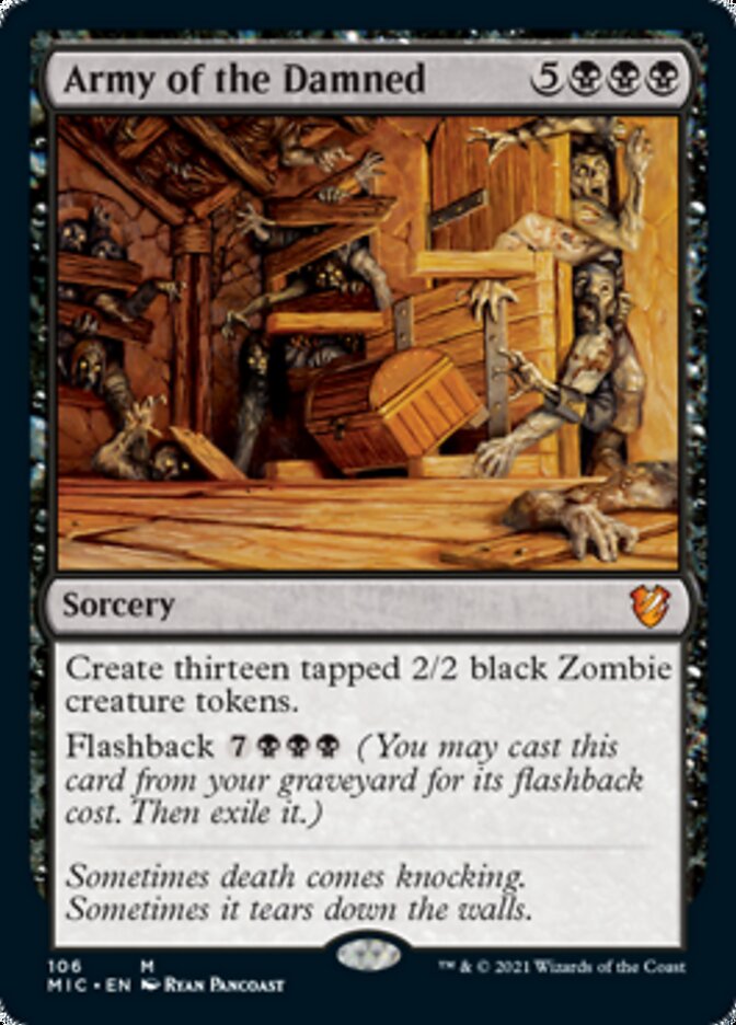 Ejército de los Condenados [Innistrad: Comandante de caza de medianoche] 
